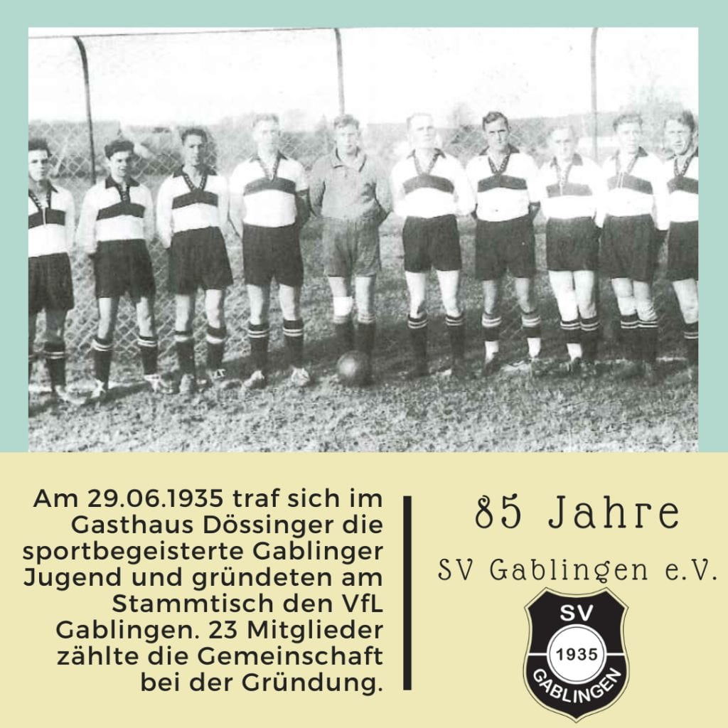 SV Gablingen - 85 Jahre