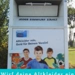 SV Gablingen - Altkleidercontainer