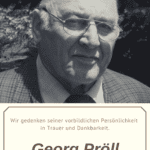 Georg Pröll - Nachruf