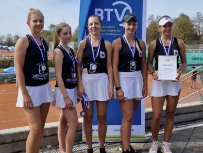3. Platz bei den Bayerischen Mannschaftsmeisterschaften für die Tennis Juniorinnen